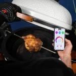 Meater 2 PRO Bluetooth termometrs - vistas gatavošanai Green Egg tipa grilā, savienots ar mobilo aplikāciju